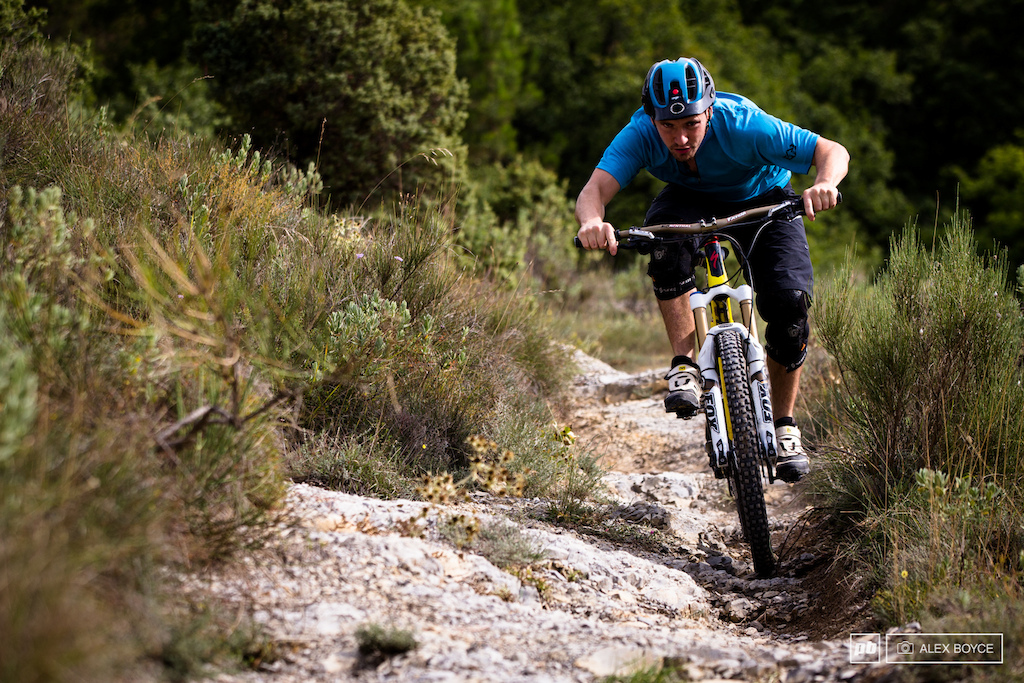 We put a lot of time in on these tyres on the rocky and rooty trails around Sospel in France.