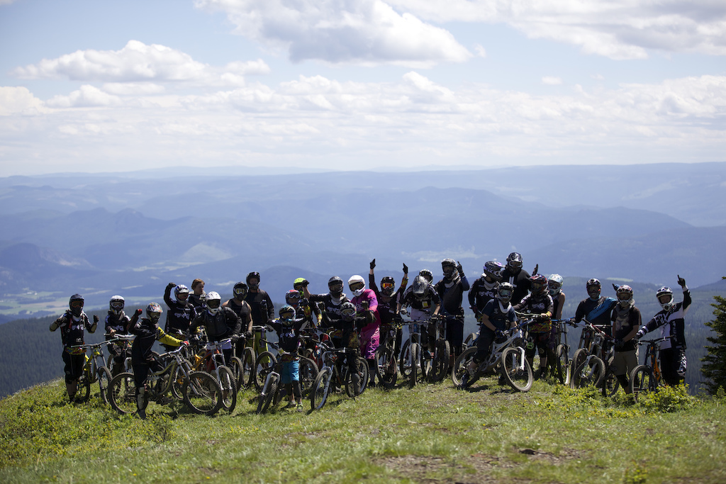 2013 Group shot of Elevate Mtn Bike Camp.  Coached by Thomas Vanderham, Matt Hunter, Kenny Smith and Jordie Lunn.

2014 dates - June 30-July 4.  Don't miss it!

Photo by Matt Miles.