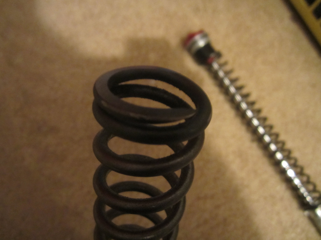 Modified Rockshox spring to fit my 55