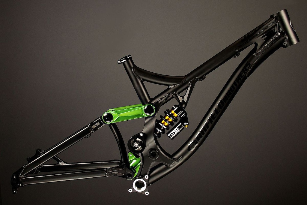 2014 Canfield Brothers Jedi Black/ Green.  This colorway will be offered with our LE Jedi/DVO fork package
