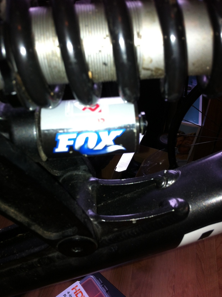 Rear Fox Van R shock.