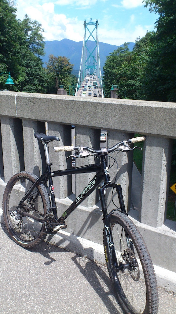 Stiffee - Lion's Gate Bridge and the North Shore as backdrop.