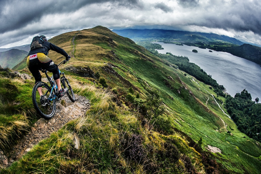 During a Saturday morning ride with Liam Little at Cat Bells, Keswick, Cumbria, United Kingdom. 7 September, 2013 Photo: Charles Robertson