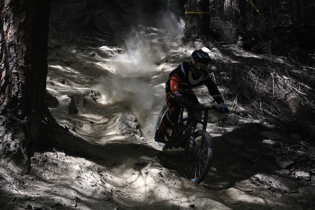 Steep dusty tech.
