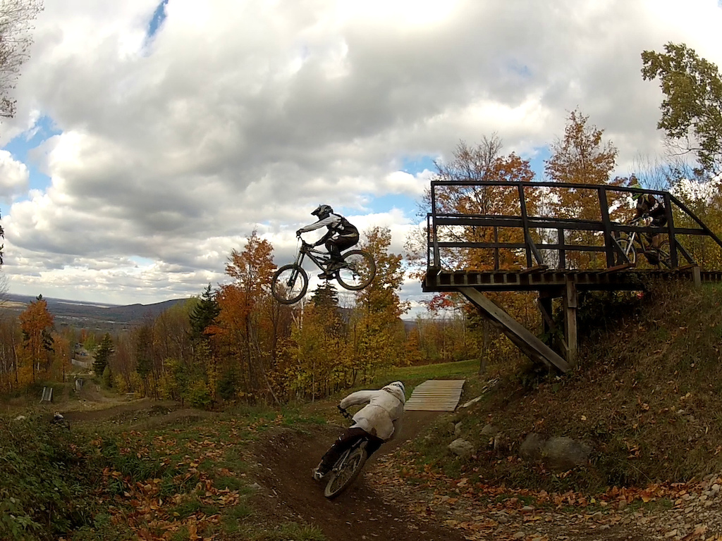 Drop in the Bike Park at Bromont