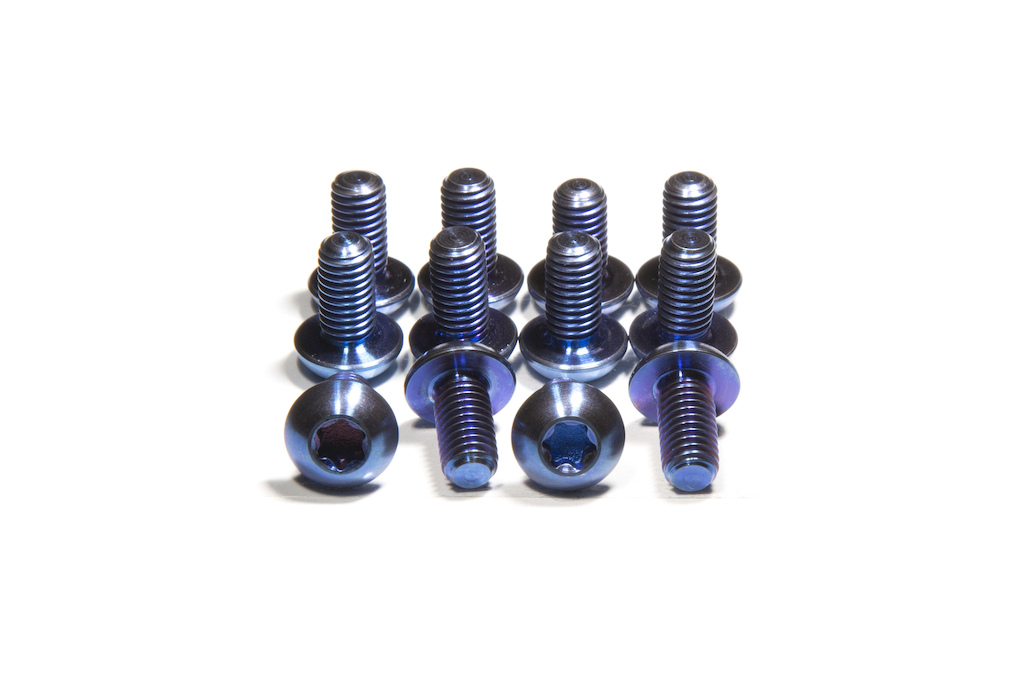 Titanium Blue Disc brake bolts