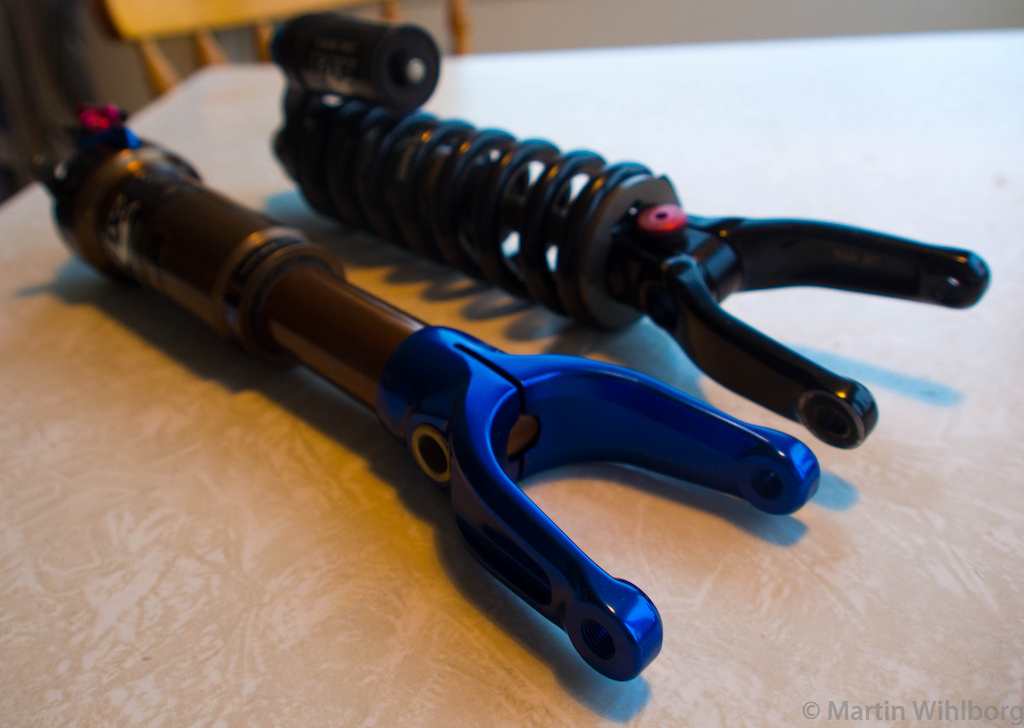 The two shocks for my Specialized SX trail