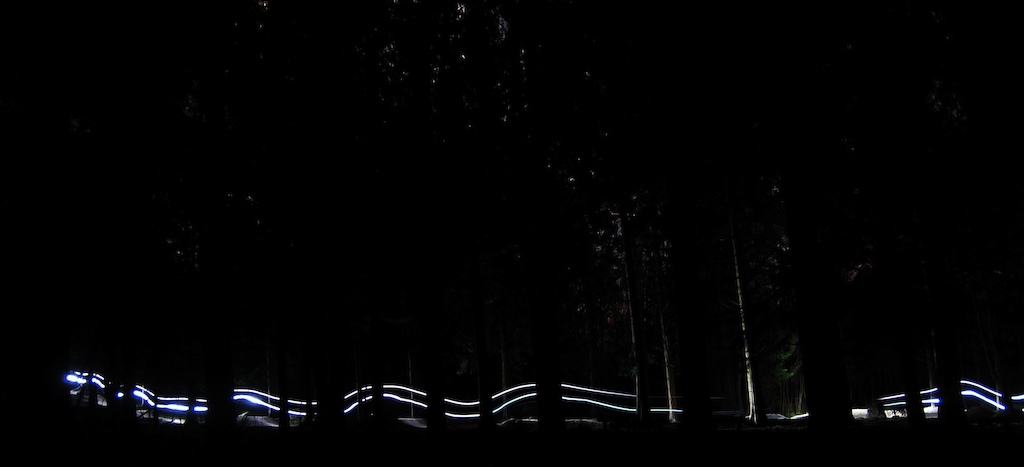 Long exposure of Humps and Bumps at Tidworth