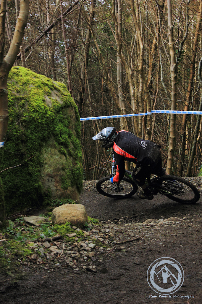 Photo from the first series of the Irish Downhill Mountainbike series IDMS at Rostrevor.
For more photos please visit 
https://www.facebook.com/StianZimmerPhotography