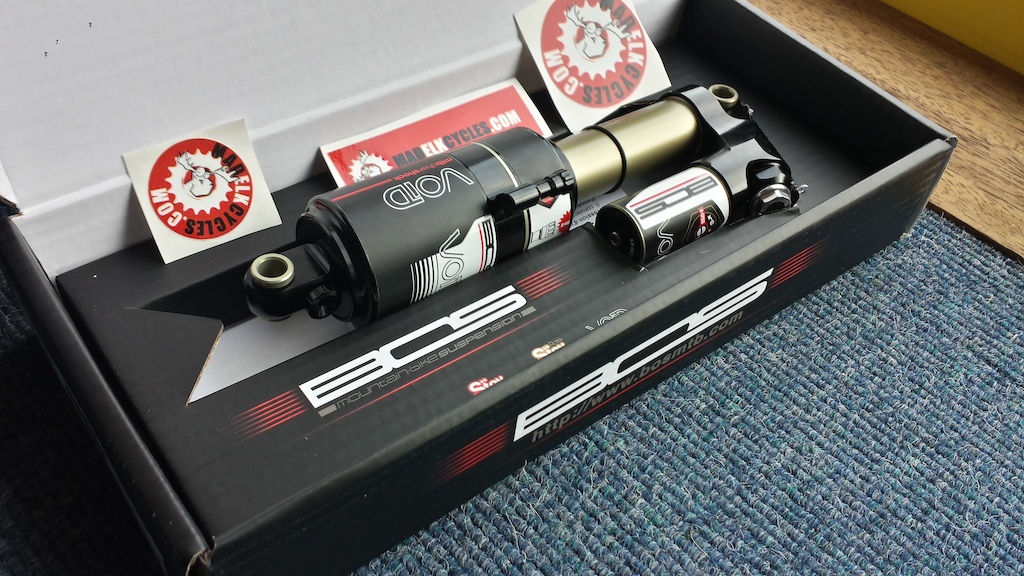 Pre-ordered Void air dh shock with custom tune for Evil Undead.  Ready to ride :)