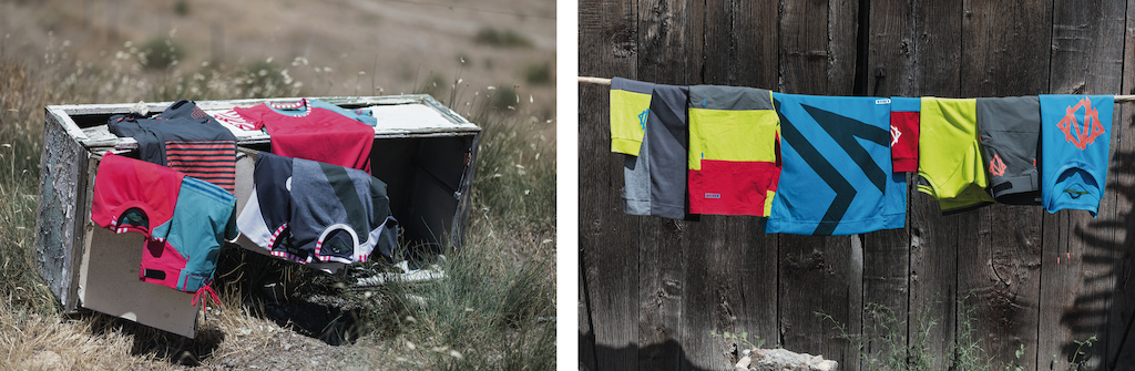 ION Flare (women) and Scrub (men) freeride line colors for 2014