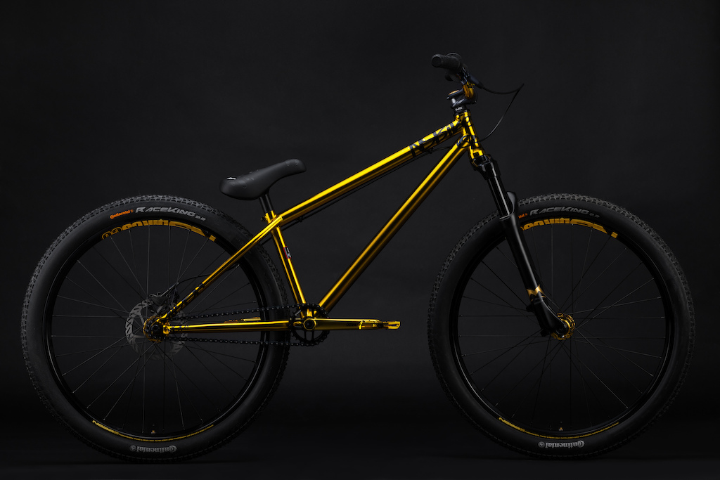 Fitted with the best possible set of components, this is just as good as it gets. Only 15 bikes will be made, each one hand-built in Europe and shipped with a cap signed by Pilgs himself.

http://nsbikes.com/gold