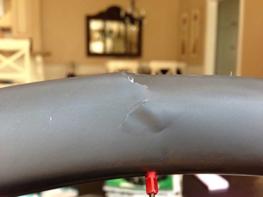 Carbon rims are cool, but they break!!!
