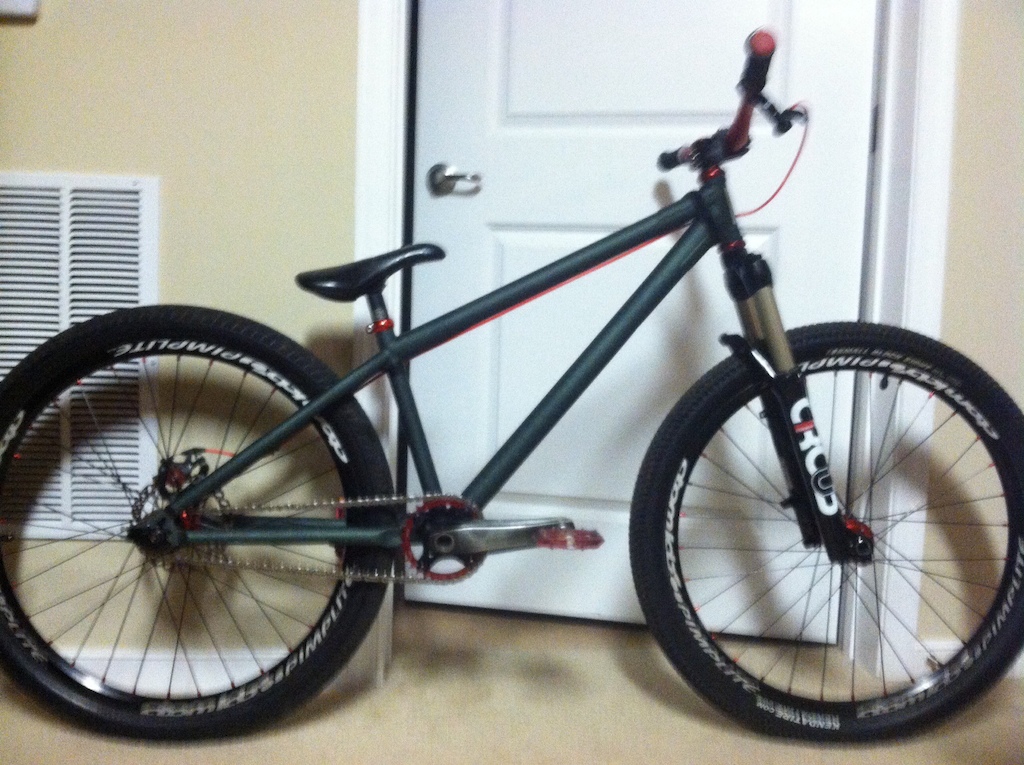 Pic of my DJ after being powder coated and with the new fork