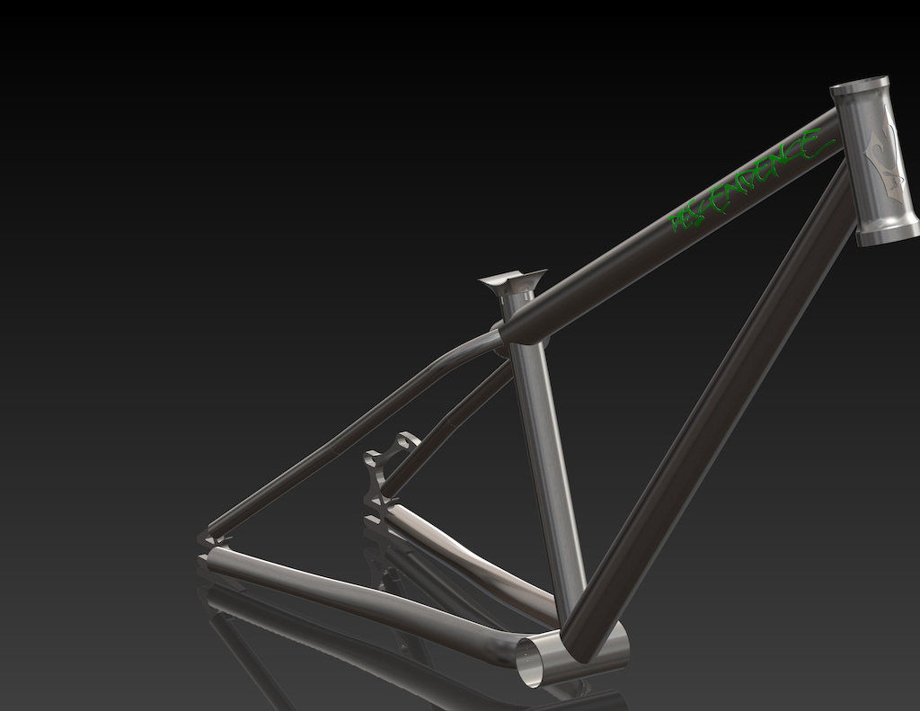 2014/15 descendence haze frame.  integrated pivotal seat binder, SS spec, 370mm chainstays, integrated headtube, 135/10mm micro horizontal chainstays, SUB 4LB CROMO STREET/DIRT FRAME! (unpainted)