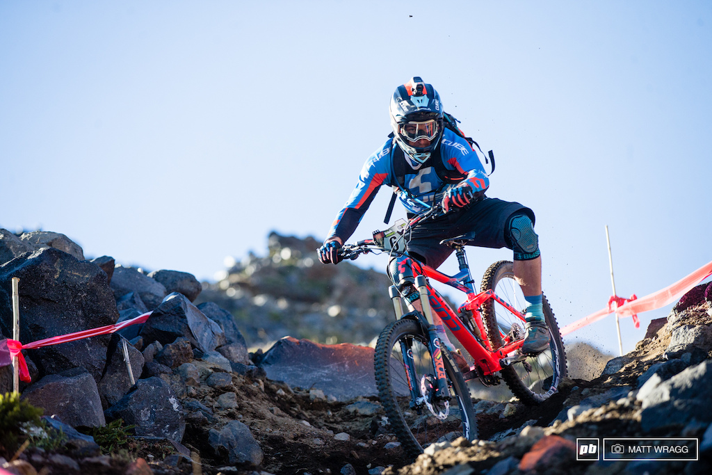 Nobody else in enduro throws shapes on the bike in quite the same was Nico Lau can. He's the antithesis of Graves conservative riding style, so it will be interesting to see which approach pays of come race day.