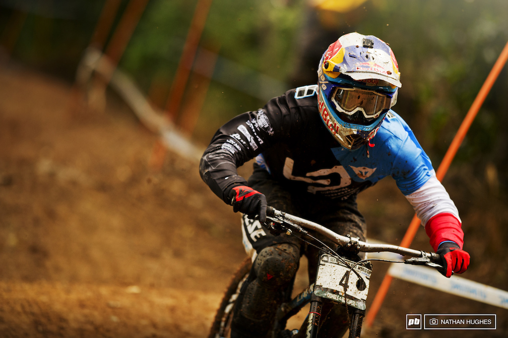 Full French throttle. Team Lapierre are solid in the mud.