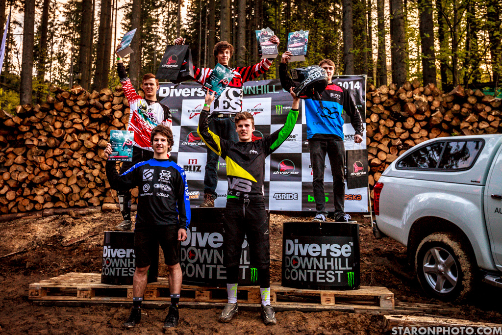 Will Weston - 5th place in the Juniors at the Diverse Downhill Contest UCI C1 DH race