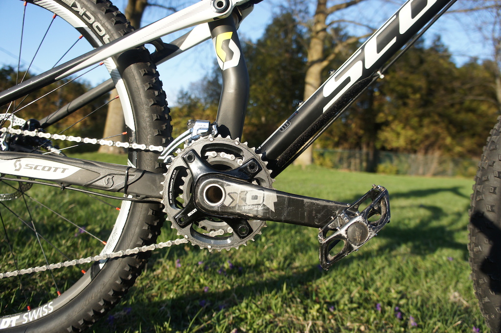 2012 Scott Spark 26 Carbon Frame post and handle bar