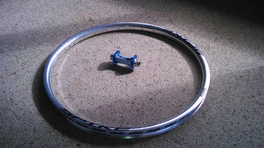 new ns hub and spank rim for my ns build