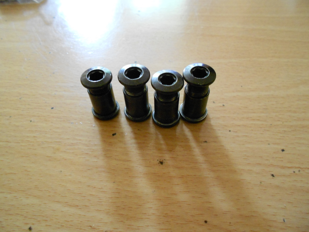 2013 E Thirteen 15mm black chainring bolts for bashguard. New.