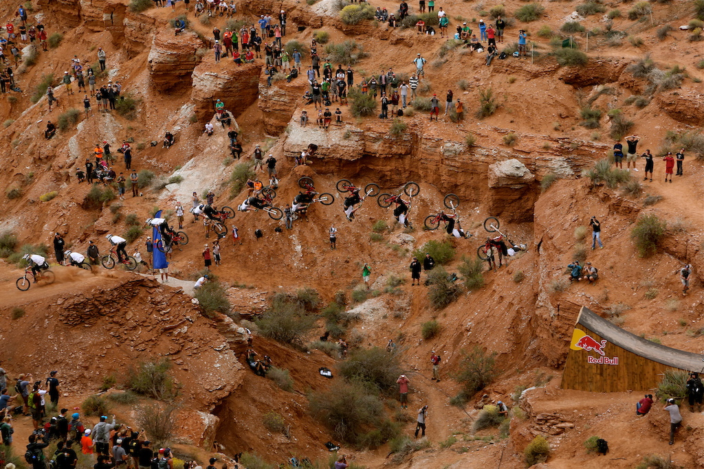 Kelly nails the first ever canyon flip for 2'nd place at Rampage 2013