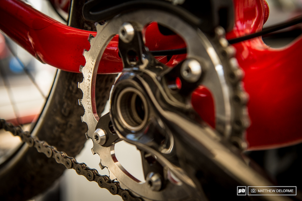 Only three of the New XTR 9000 groups with prototype chainrings are racing this weekend. That s all. Test Pilots include Trek Factory Racing s Dan McConnell BMC s Julien Absalon and Giant s Fabien Giger.