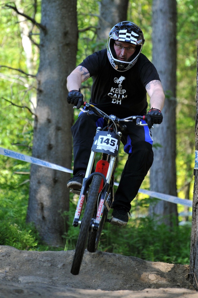 On the hunt!!! Haha. Another shot from Peaty's Steel City Downhill