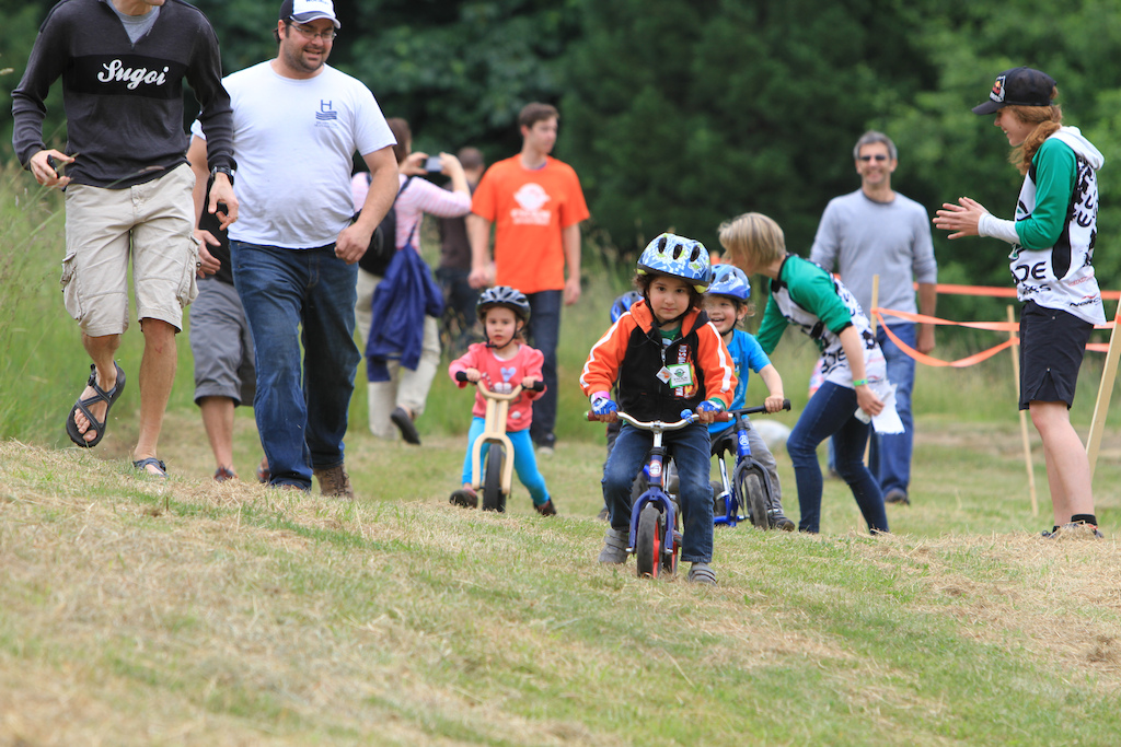 kids races at MEC Bikefest North Shore