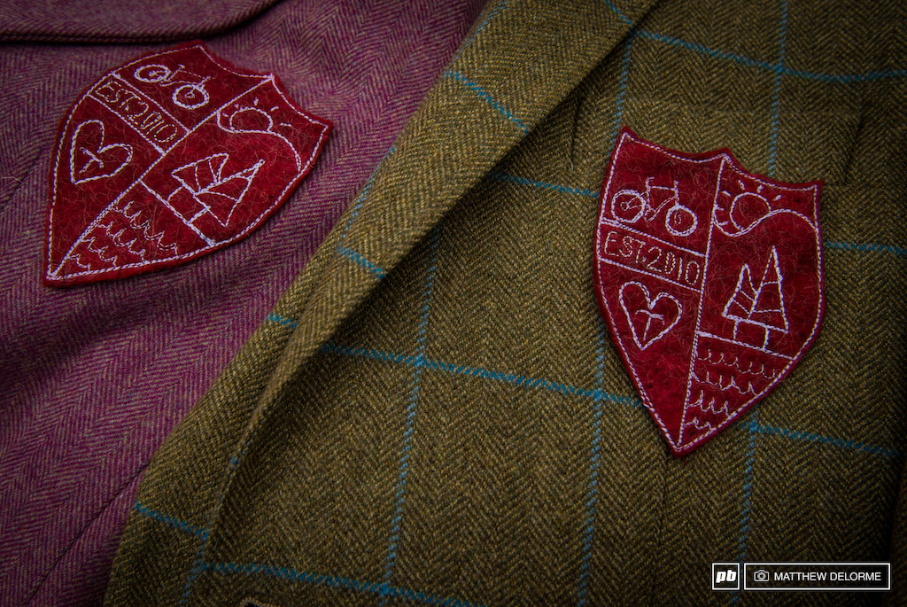 The royal crest of Tweed. To the winners go these fine tweed jackets.