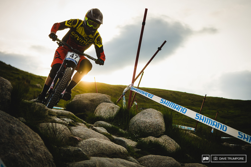 With bad weather and hingh winds forcast for the afternoon, the day's schedule was pushed forward a few hours.  Mark Wallace drops in just as the sun begins to rise on Fort William.