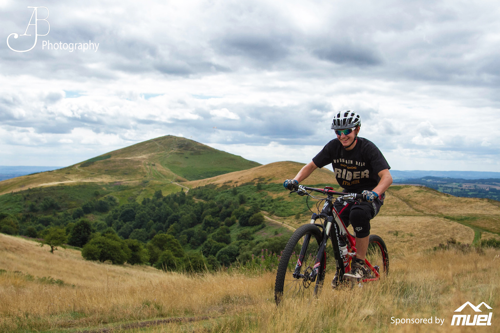 James riding up North Hill on a Muel photo shoot a while back
