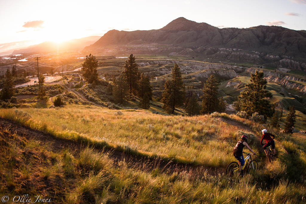 Sunset laps and the Kamloops bike ranch