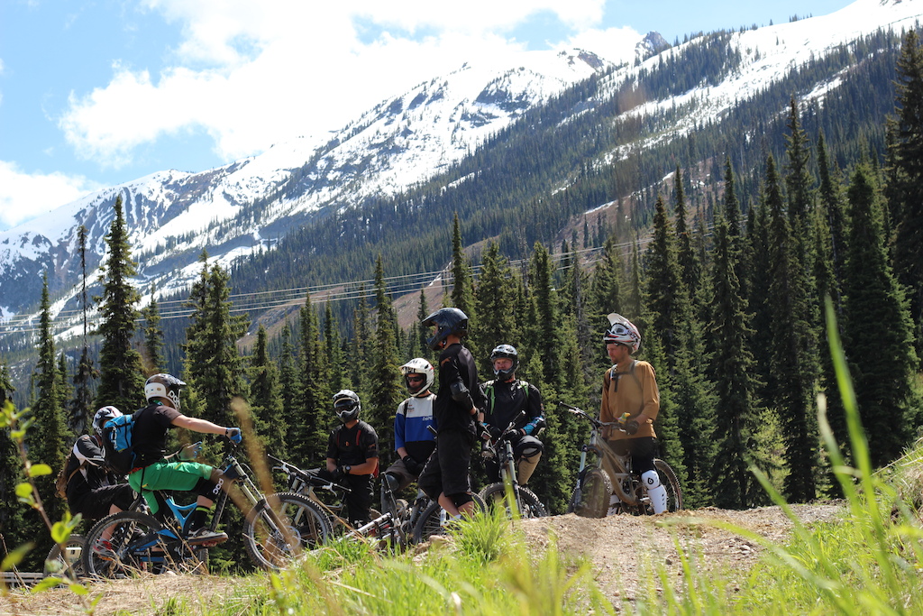 Kicking Horse is offering lessons this summer, so the crew are becoming instructors.