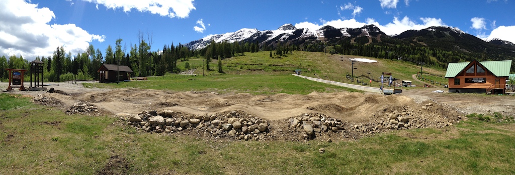 brand spankin' new pump track at the base. Who's in?