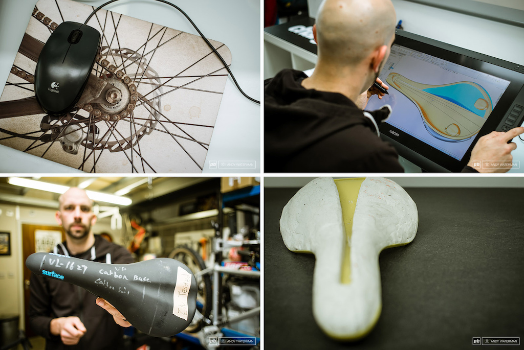 the saddle prototyping process for Fabric