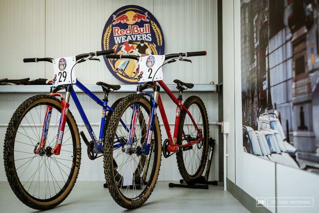 The Charge bikes used for Red Bull Weavers