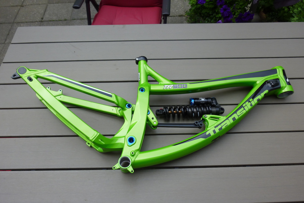 My new transition TR500 frame and fox RC4 damper
