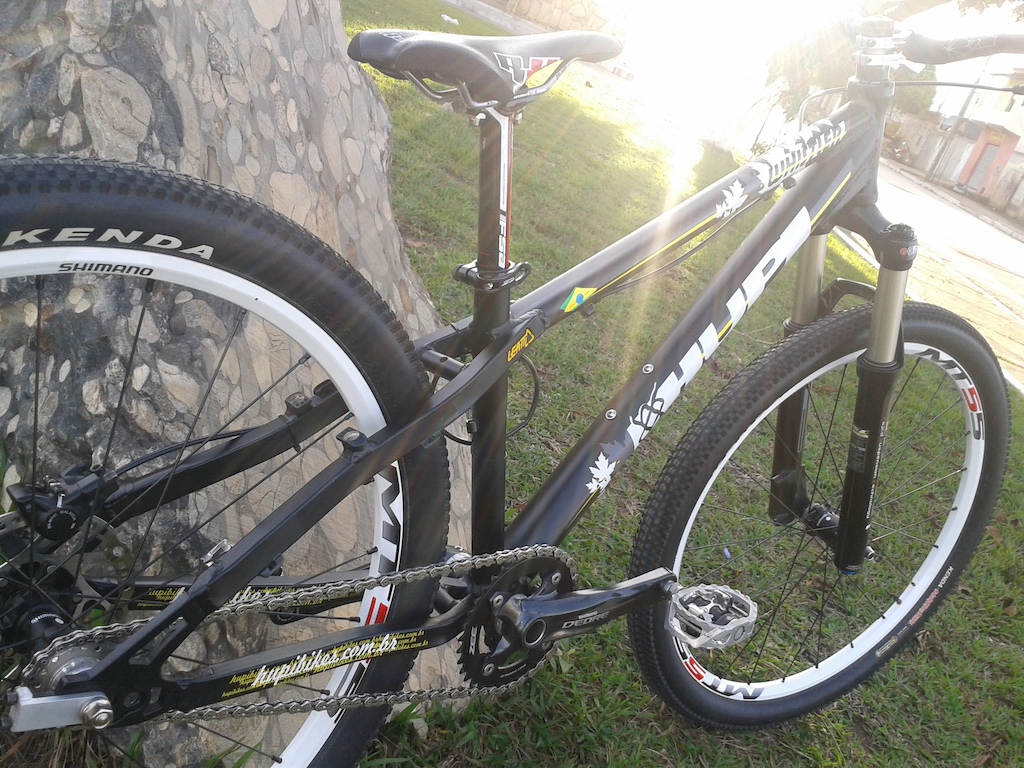 New Bicycle for bmx race MTB cross hupi Whistler single speed. FSA seat post, Pro Radix saddle