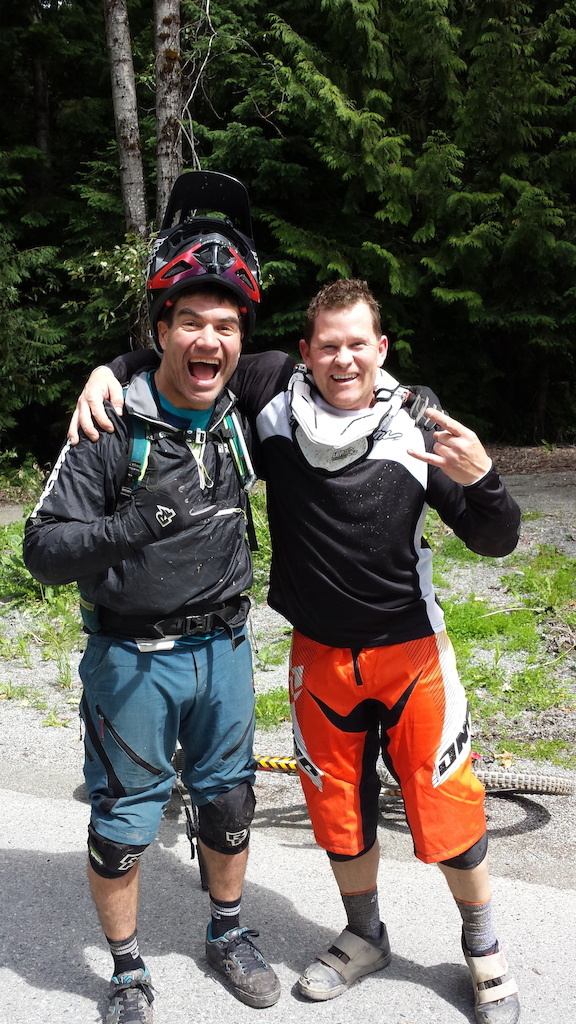 So on my first day of Whistler... I meet Brett Tippie.  He is so damn cool, thanks for the moment man!