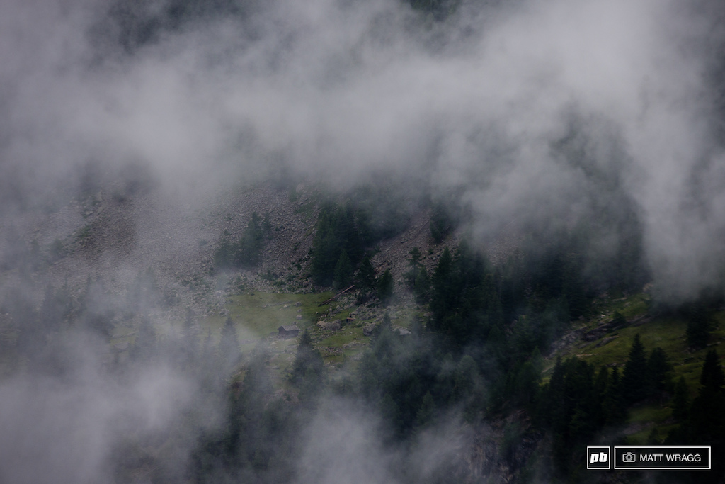 Throughout the afternoon the weather moved in and out quickly, alternating the conditions between sun, showers and storms in a matter of just minutes.