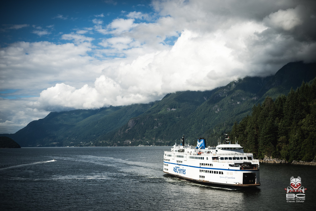 BC Ferries provides make riding the Sunshine Coast possible.