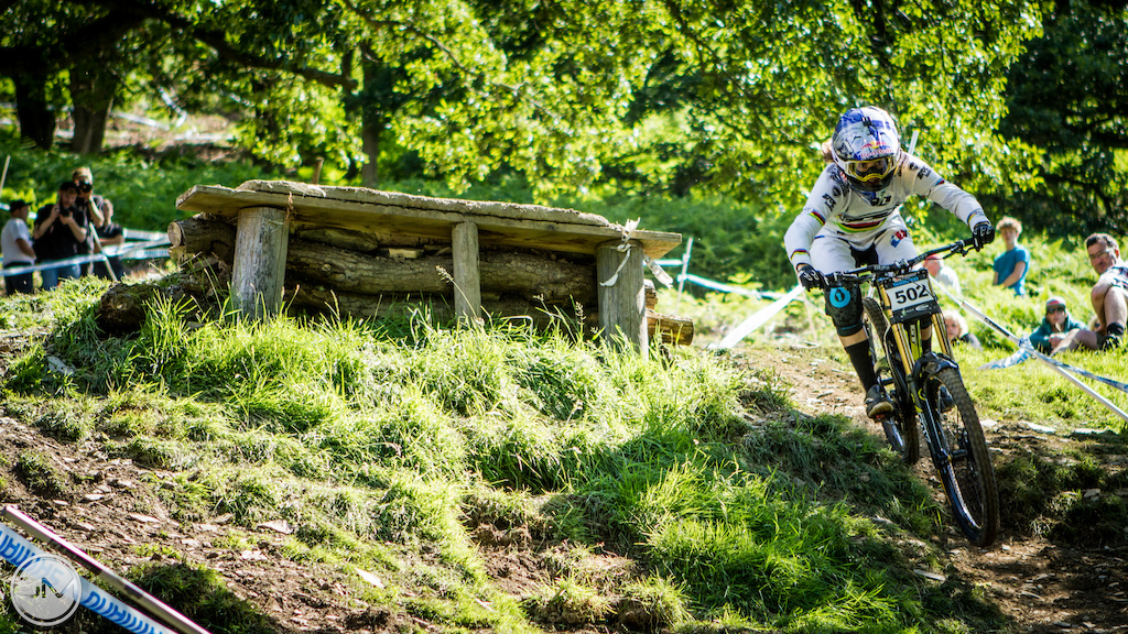 Photos from the fourth round of the British Downhill Series in Llangollen. The race was wild because of the top woods but because of the light in there it was close to impossible to get a decent photo. All images belong to GripMedia so if you share make sure you credit GripMedia. If you want them for commercial use Get in contact.
