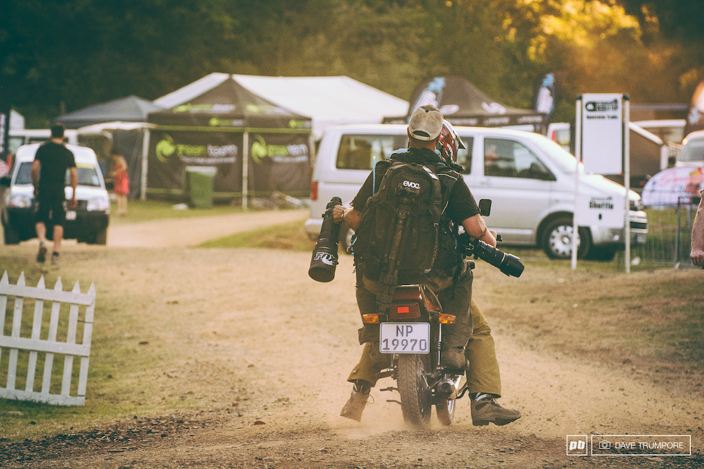Let s be honest here us photographers are privateers as well and share in the same challanges while on the road. Luckily for Matt Delorme and Paris Gore they had one of Greg Minnaar s old motorcycles to commute to work each day in South Africa.