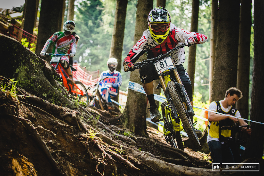 In the end it s still all about racing and every rider out there wants it as much as the next. BUt this is the World Cup and making the top 80 is increadibly hard. In Leogang Portuguese National Champ Francisco Pardal had to swallow thr toughest pills of them all. 81st in qualifying just one place and .5 seconds away from making the big show.