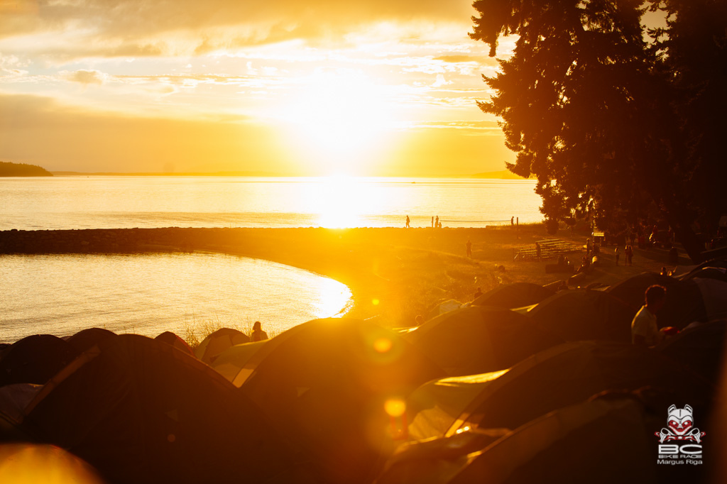 Water's edge camping makes Powell river unique and the reason the race stays there two nights this year.