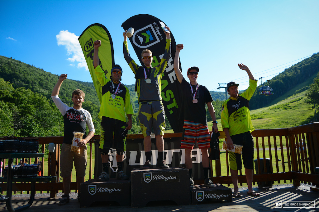 Pro Men's DH Podium:
Michael Daniels - 1st
Dylan Conte - 2nd
Ray Syron - 3rd
Tim White - 4th
Dan O'Connor - 5th