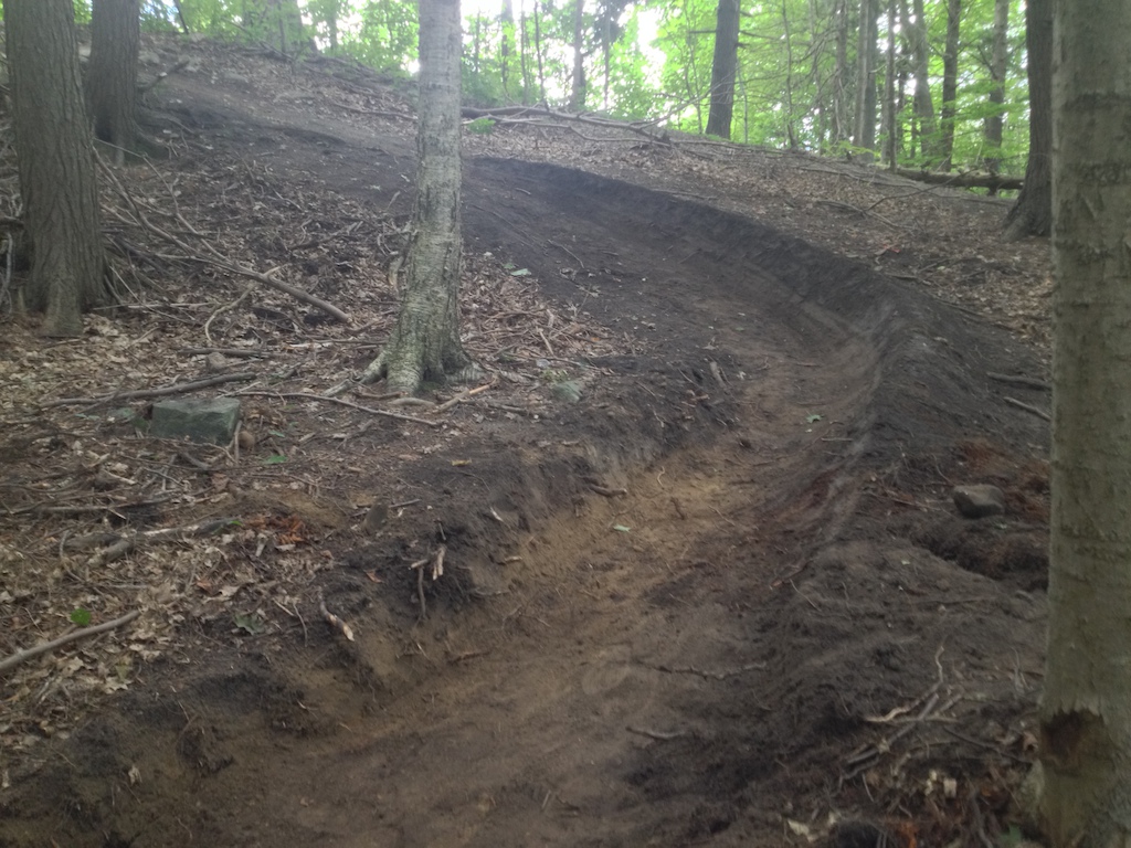 final run-in berm that is dialed.