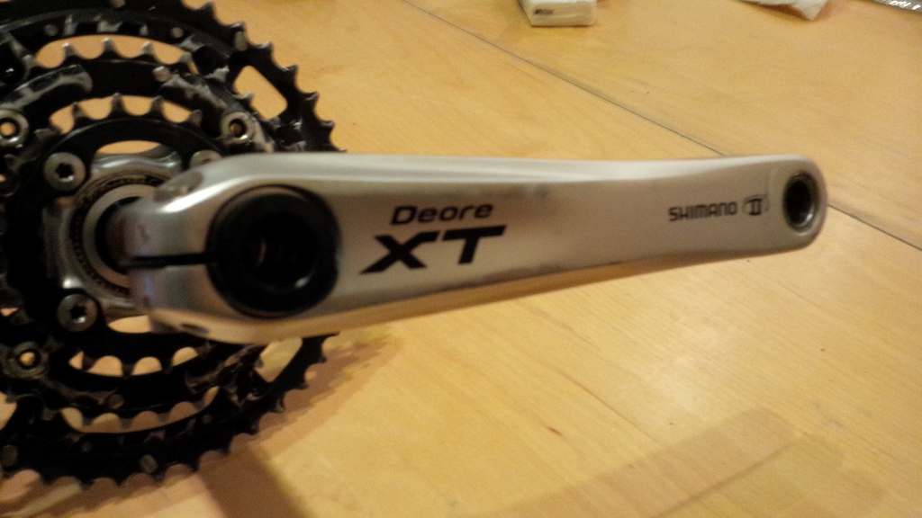 0 Shimano Deore XT M770/771-k 175mm Crank and Chainrings (22-3