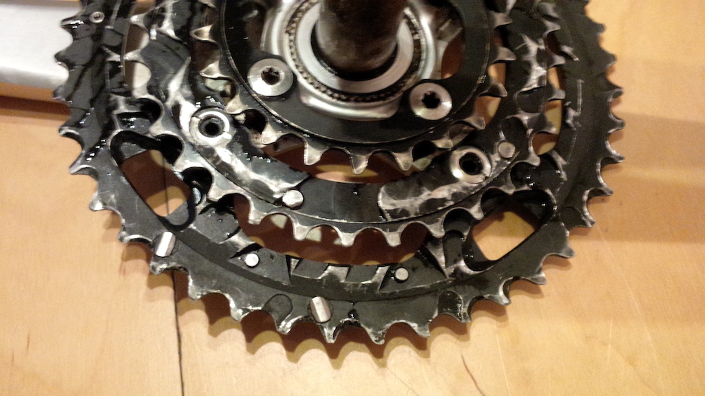 0 Shimano Deore XT M770/771-k 175mm Crank and Chainrings (22-3